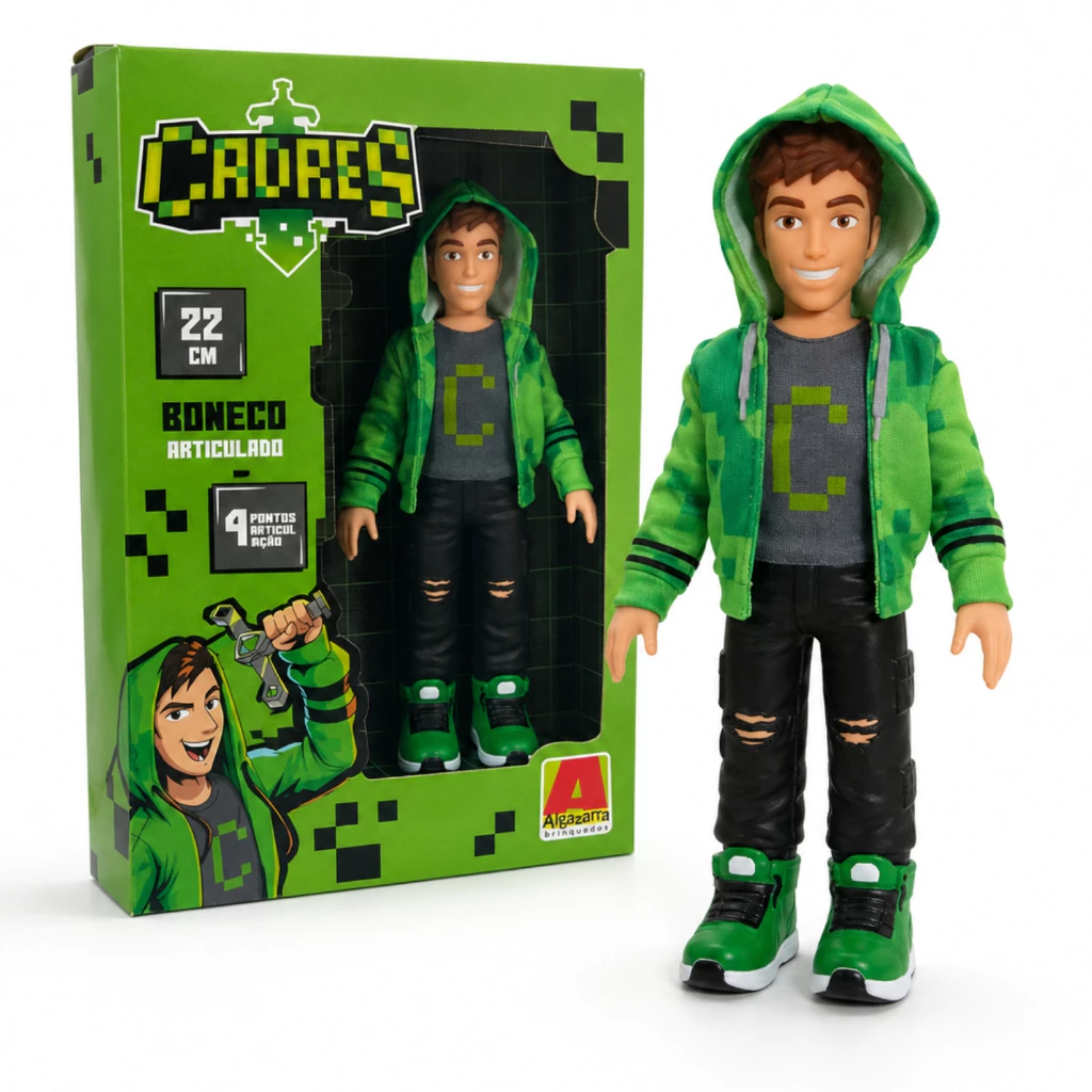 Boneco Articulado Cadres 22 cm