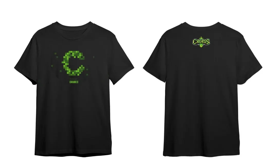 Camiseta Algodão Cadres Pixelado